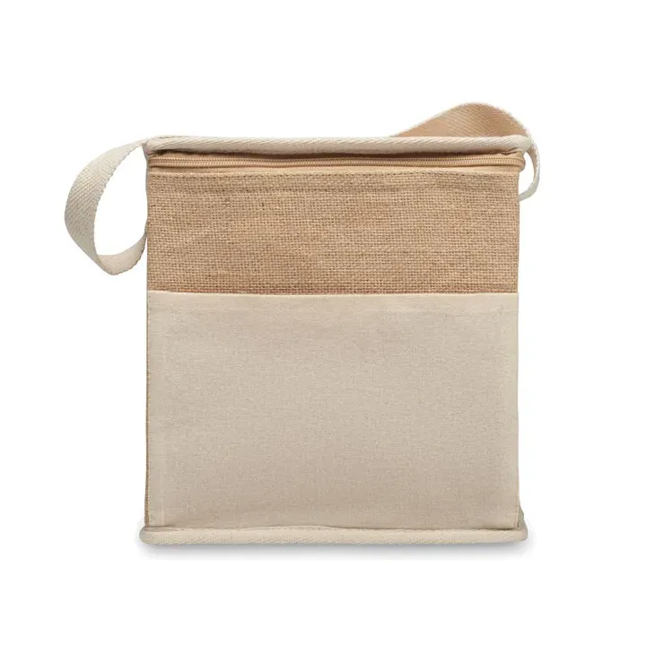Jute and canvas cooler bag 3L - MO2503 (MOCN#13)